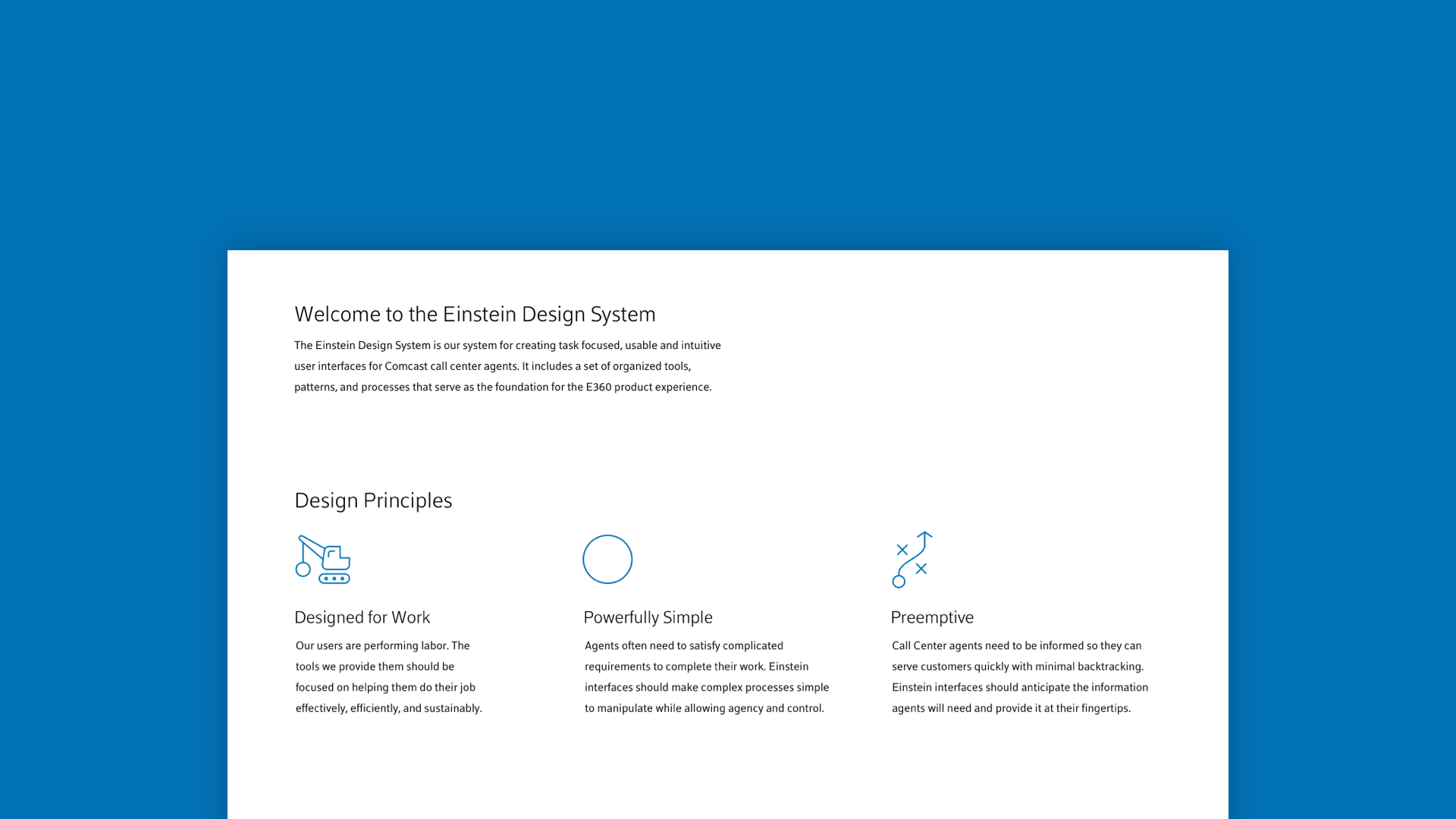 Telecom company design system