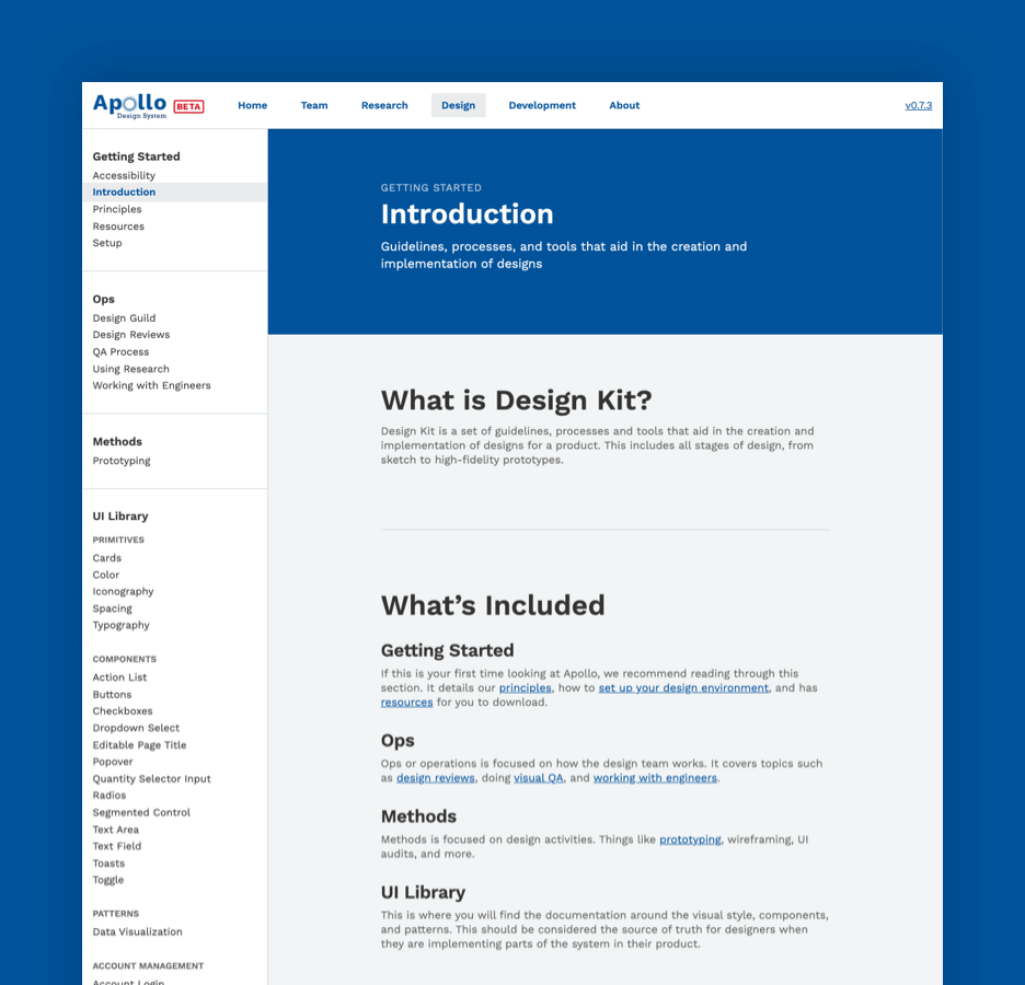 example design system