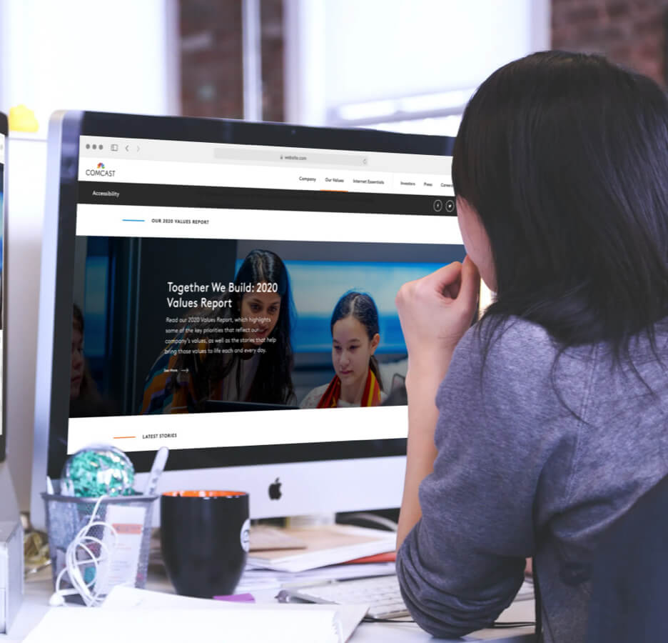 person using a computer