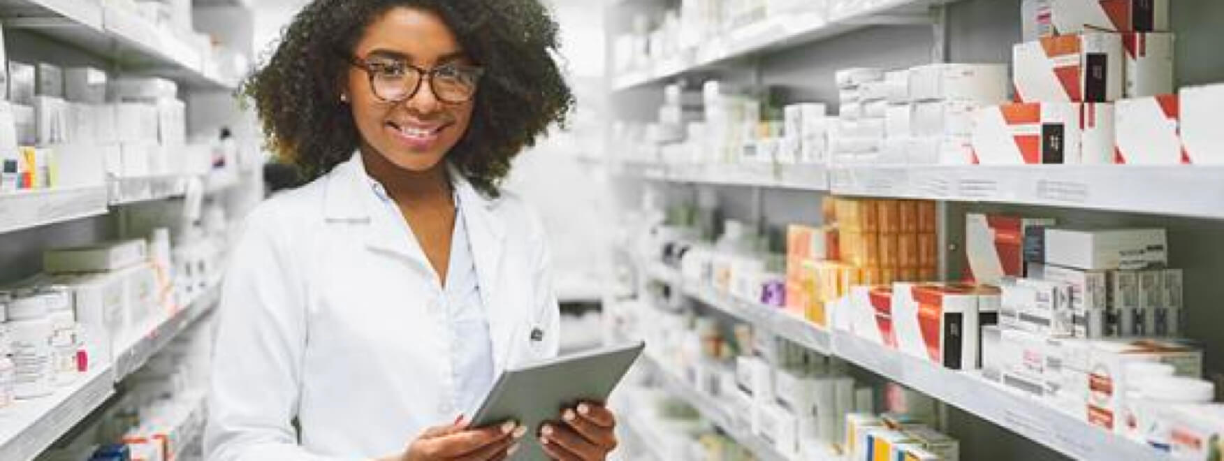woman in pharmacy