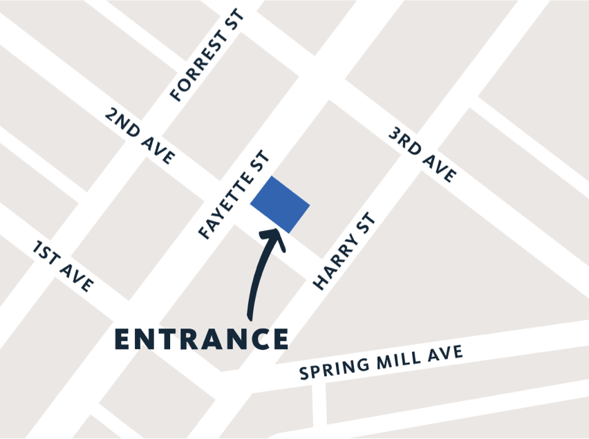 illustrated map of think's conshohocken office