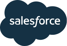 salesforce logo in navy
