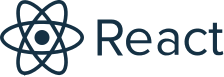 React logo in navy