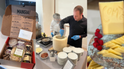 compilation of photographs of cheese day