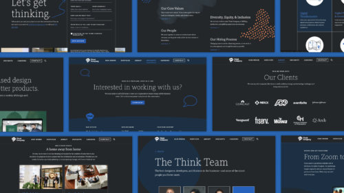 Banner of dark mode webpages on Thinkcompany.com