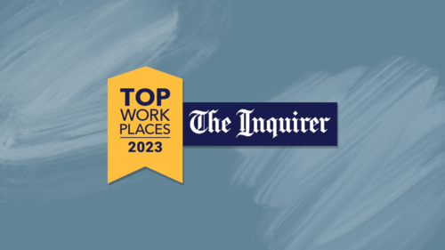 Philadelphia Inquirer Top Workplaces 2023 badge
