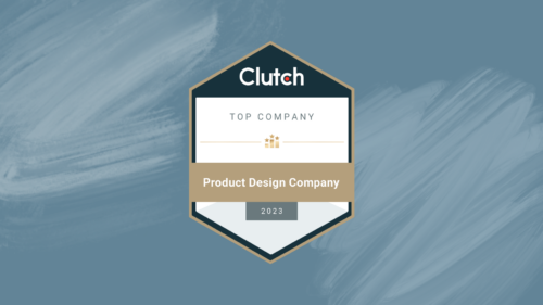 Clutch badge for top product design company